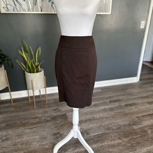 Brown Pencil Skirt